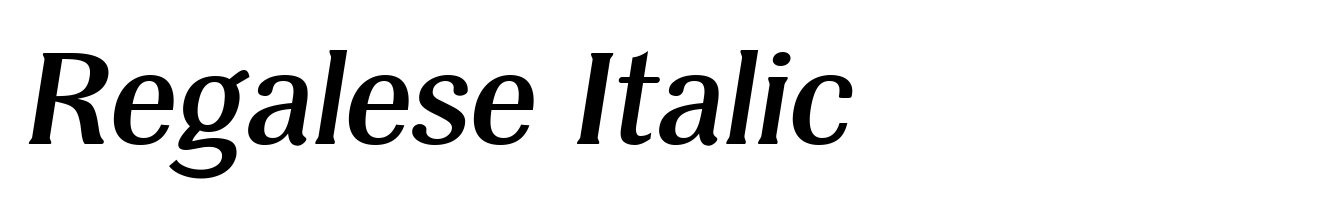 Regalese Italic